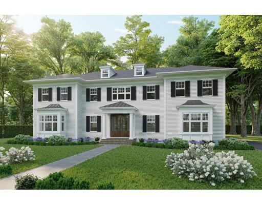 106 Suffolk Road Wellesley, MA 02481 - Photo 1 of 4 a front view of a house with a yard and trees