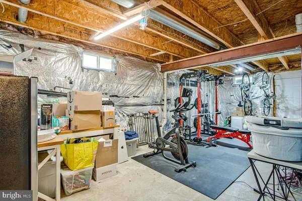 a view of storage and utility room