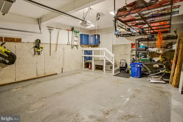 a view of storage and utility room