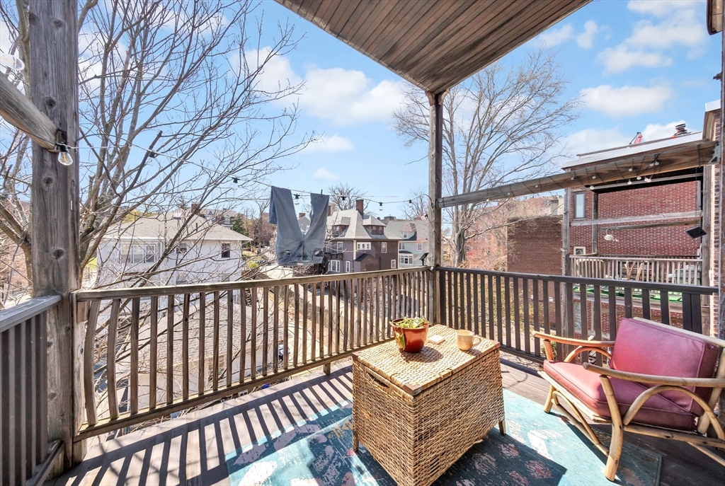 104 Strathmore Road Boston, MA 02135 - Photo 40 of 41 a view of a patio with a yard