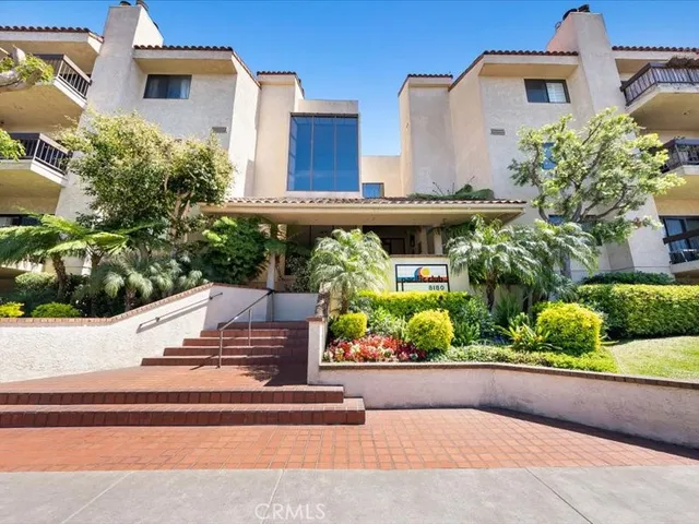a view of a potted plants in front of a building