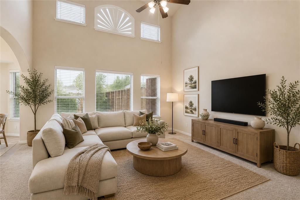 295 Stone Ridge Drive Sunnyvale, TX 75182 - Photo 10 of 38 Family room lvl 1 virtually staged