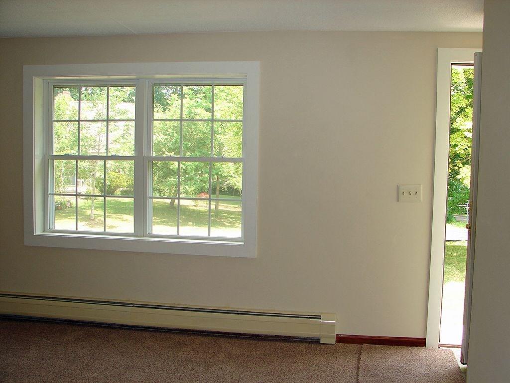Living room and front door from the...