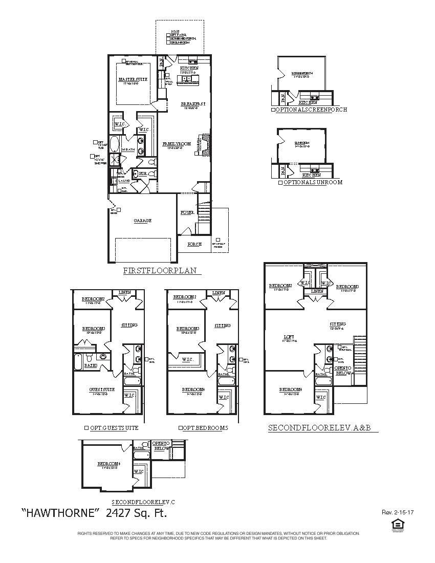 683 Black Pine Road Moncks Corner, SC 29461 - Photo 49 of 49 Hawthorne Floor Plan