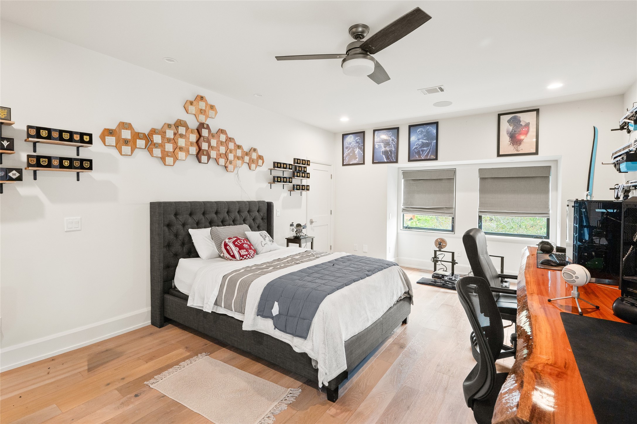 11518 Shadow Way Street Houston, TX 77024 - Photo 36 of 50 This bright secondary bedroom offers generous closet space, abundant natural light, and a private en-suite bath, perfect for guests or family.