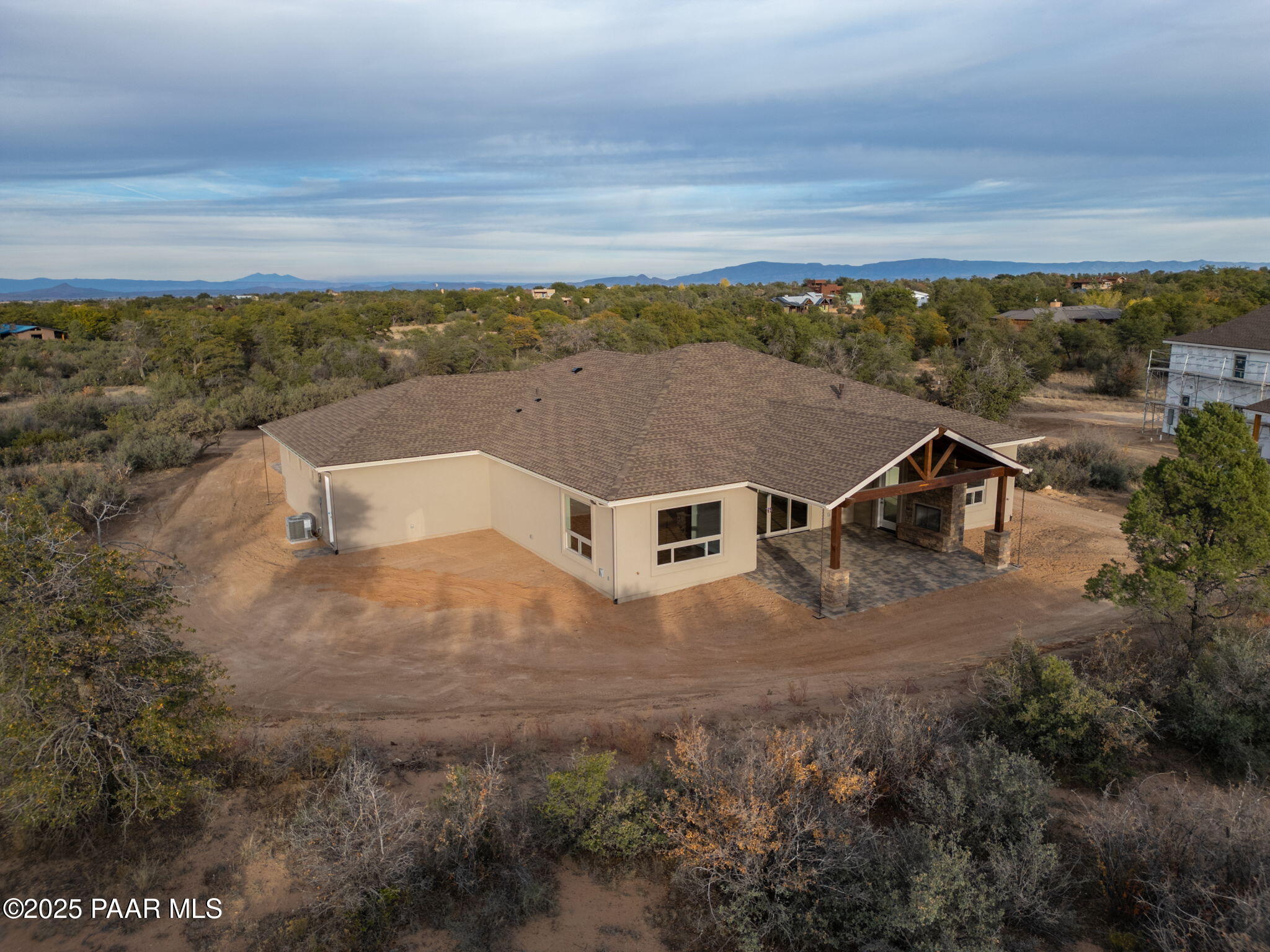 9596 North Bridle Ridge Road Prescott, AZ 86305 - Photo 3 of 58 an aerial view of residential houses with outdoor space