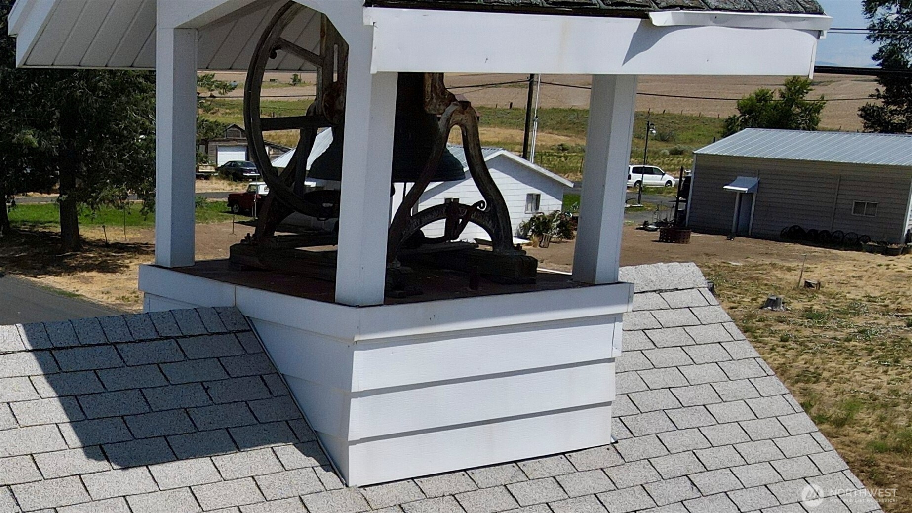 138 Range Street Hartline, WA 99135 - Photo 34 of 34 a bathroom with a glass door shower and a sink