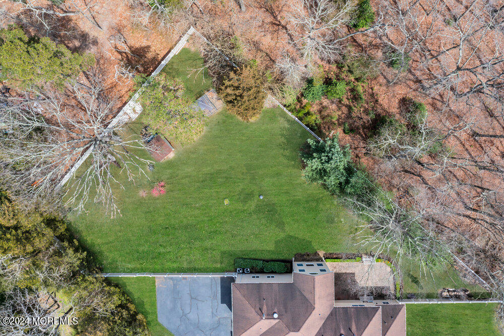 103 Obre Road Colts Neck, NJ 07722 - Photo 59 of 64 56_Aerial Backyard Triangle