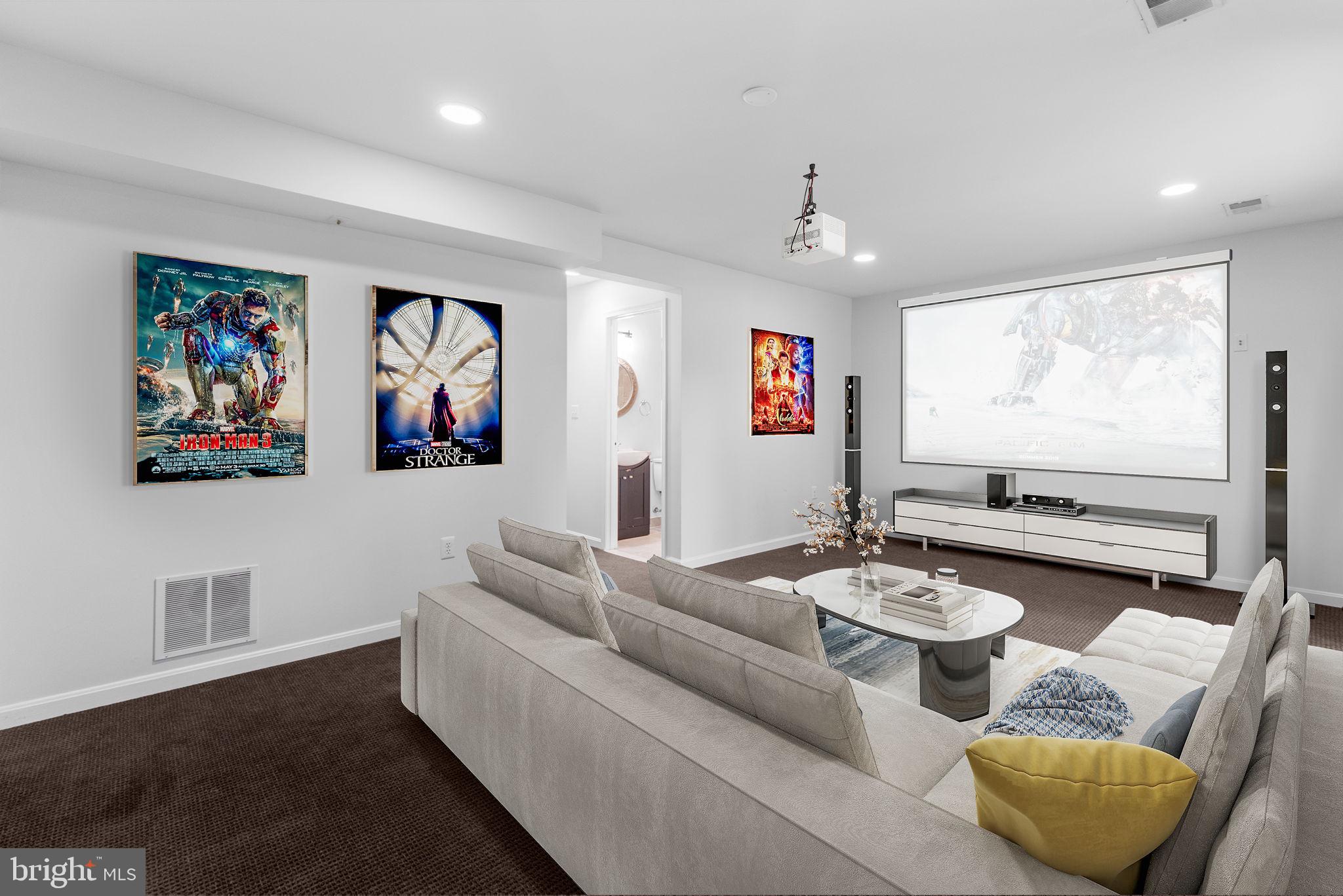 14365 Newbern Loop Gainesville, VA 20155 - Photo 5 of 59 Virtually Staged LL Theatre Room