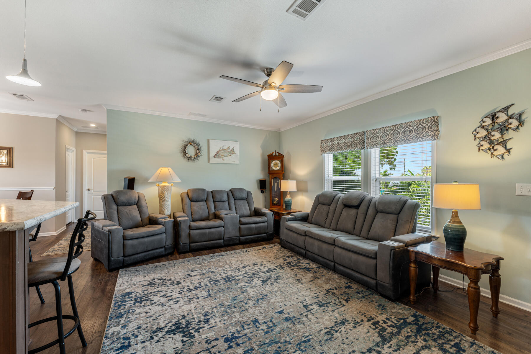 650 64th Street Marathon, FL 33050 - Photo 18 of 45 a living room with furniture and a lamp