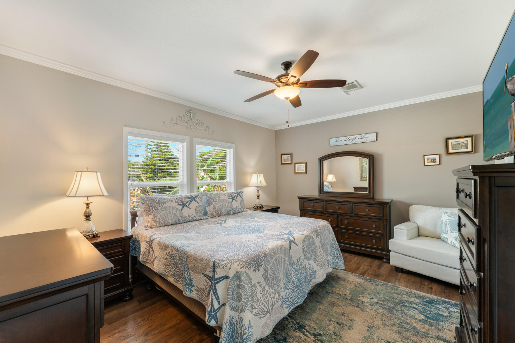 650 64th Street Marathon, FL 33050 - Photo 19 of 45 a bedroom with a bed couch and window