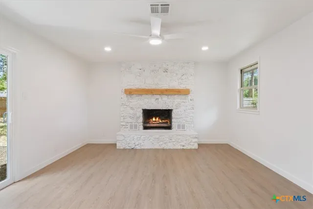 wooden floor in an empty room