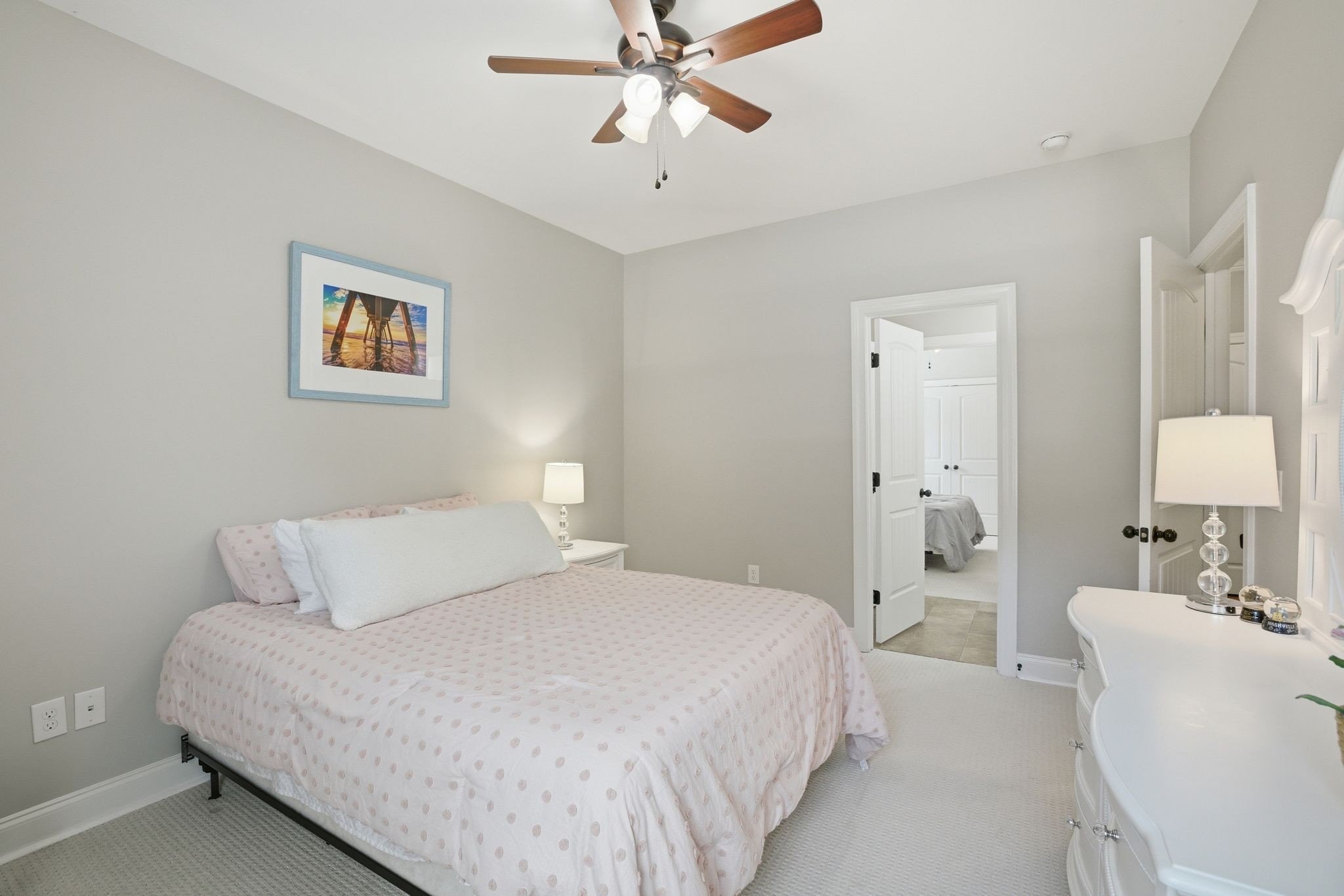 211 Fox Den Way Murfreesboro, TN 37130 - Photo 20 of 64 a bedroom with a bed and a chandelier