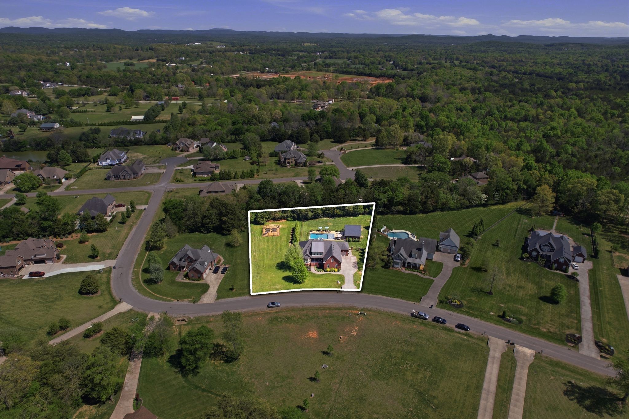 211 Fox Den Way Murfreesboro, TN 37130 - Photo 2 of 64 an aerial view of a golf course with parking space