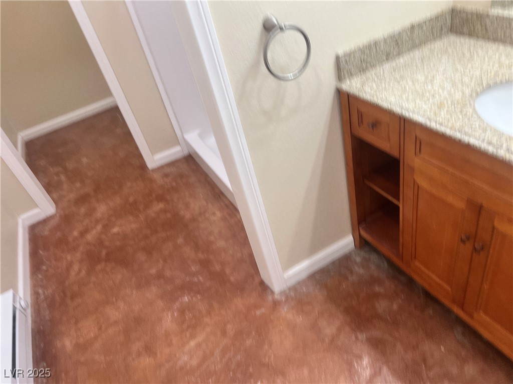 520 Burt Street Pahrump, NV 89060 - Photo 46 of 99 Bathroom with vanity and a shower stall