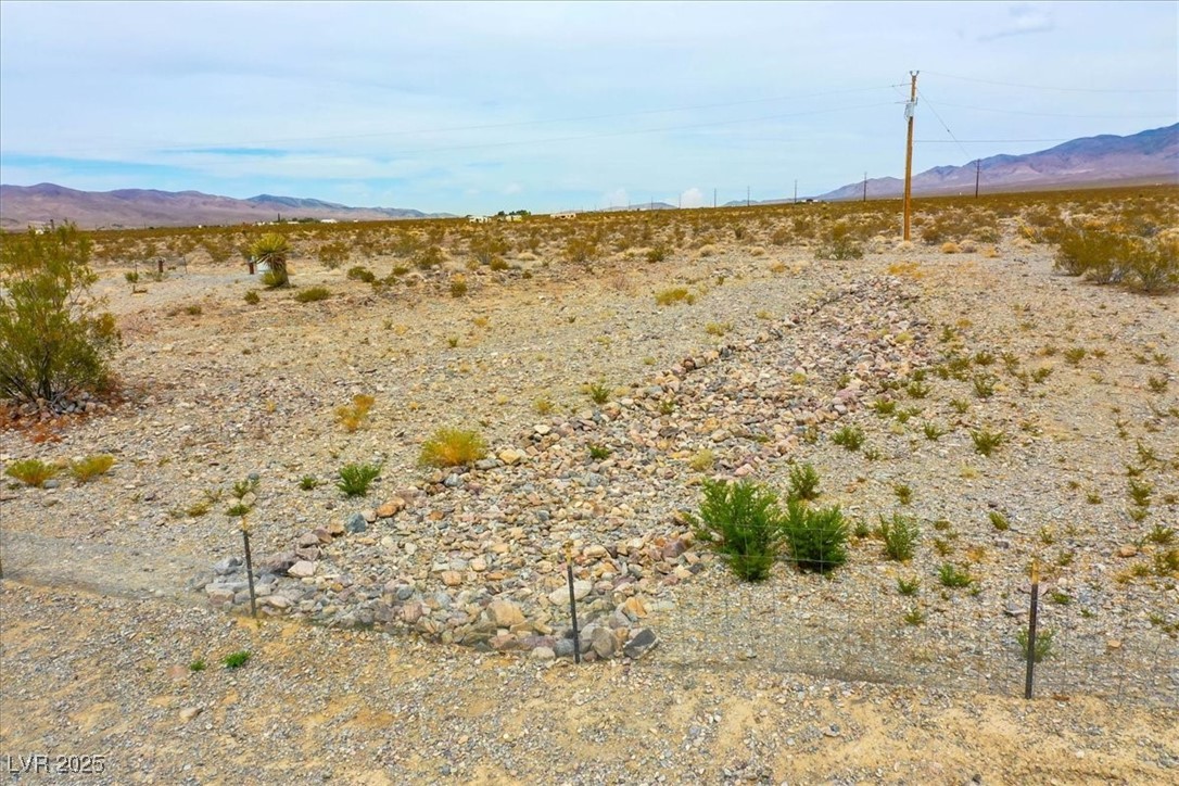520 Burt Street Pahrump, NV 89060 - Photo 99 of 99 View of mountain background with a desert landscape and rural landscape