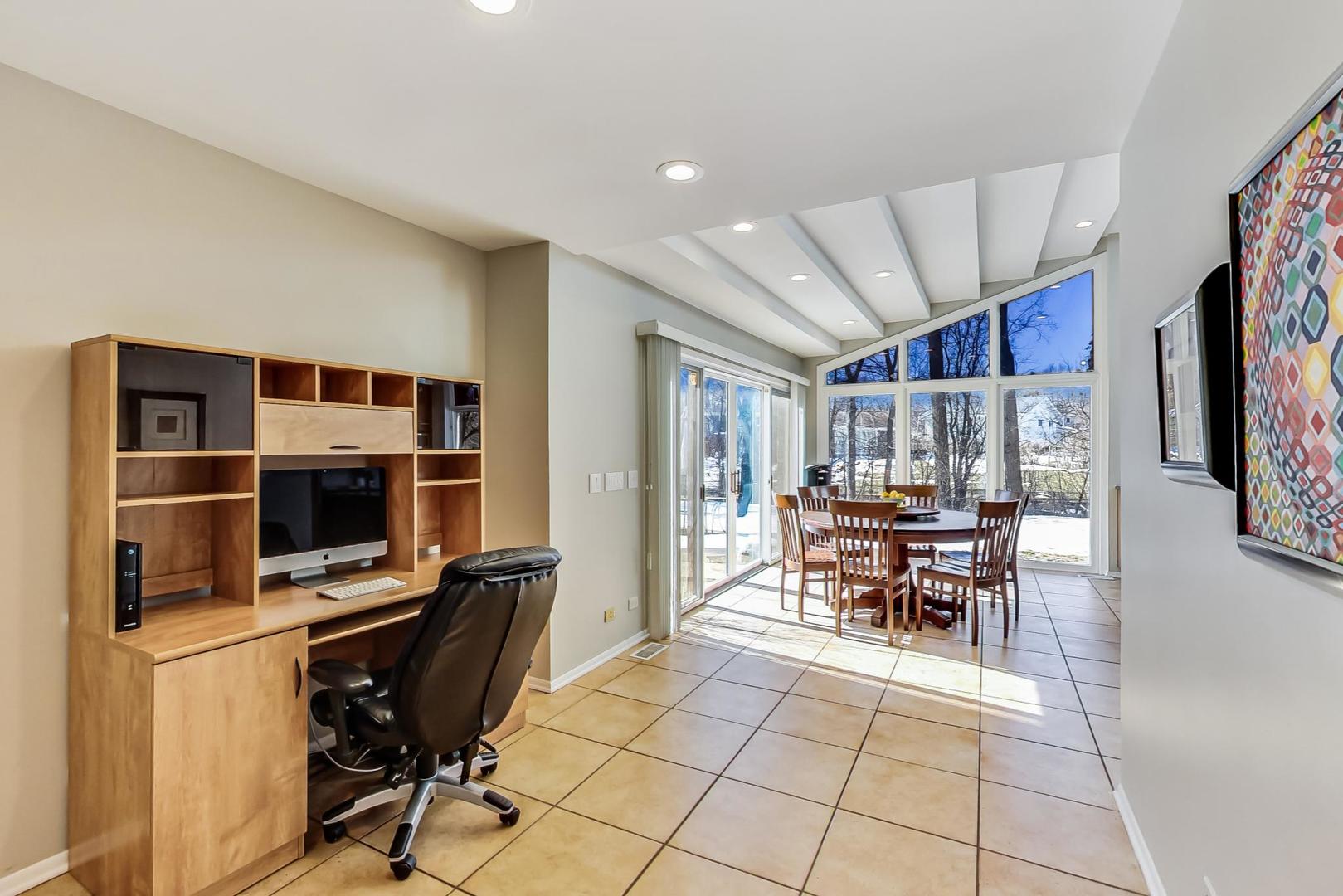 1846 Smith Road Northbrook, IL 60062 - Photo 11 of 58 a view of a workspace with furniture and a window