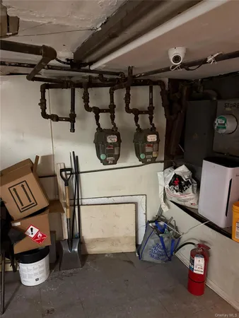 a view of storage and utility room