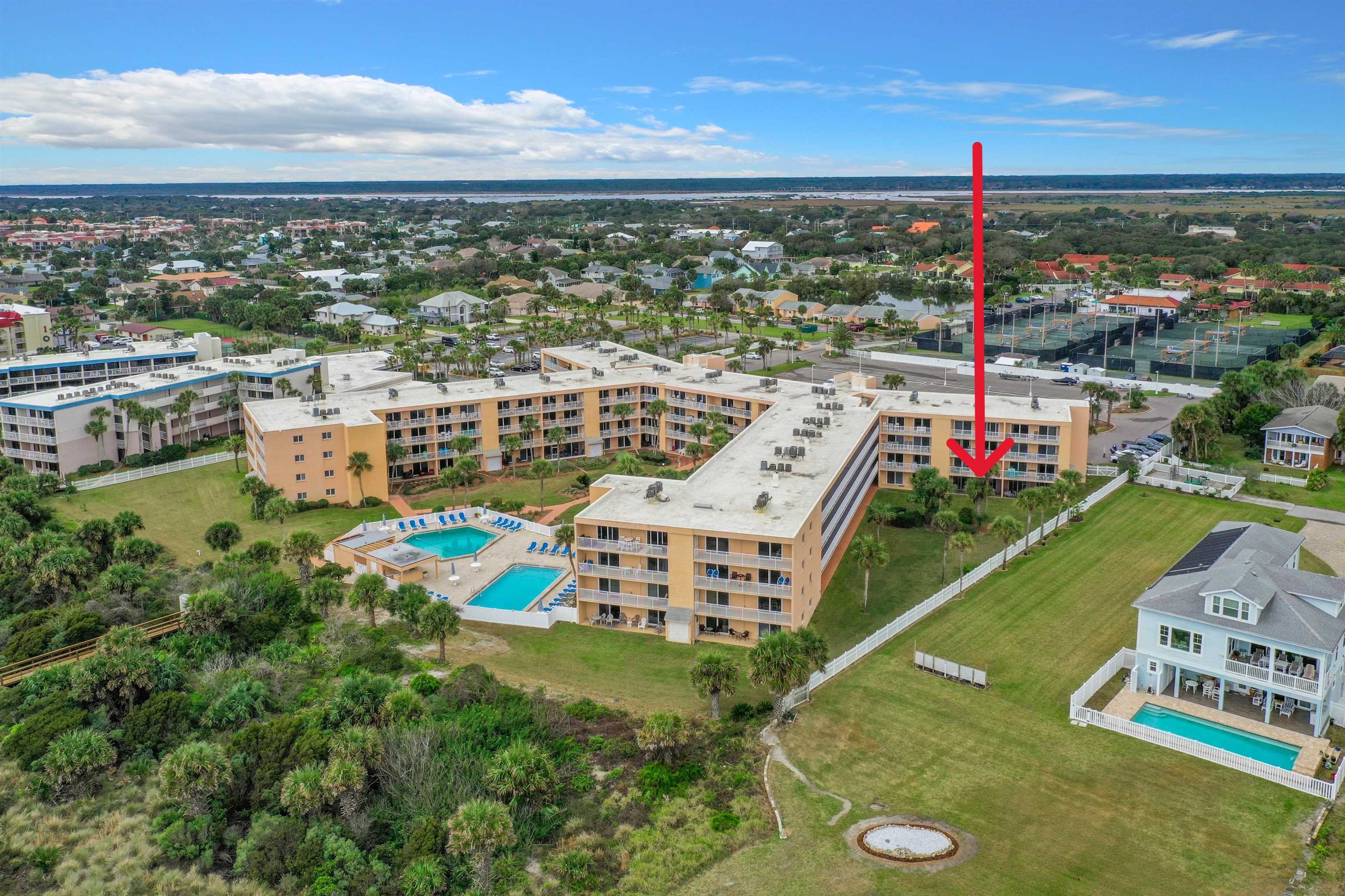 4 Ocean Trace Road, Unit 123 St. Augustine, FL 32080 - Photo 28 of 30 a view of a city with tall buildings