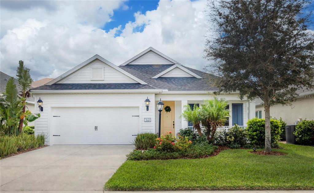 Craftsman style home with full lake views.