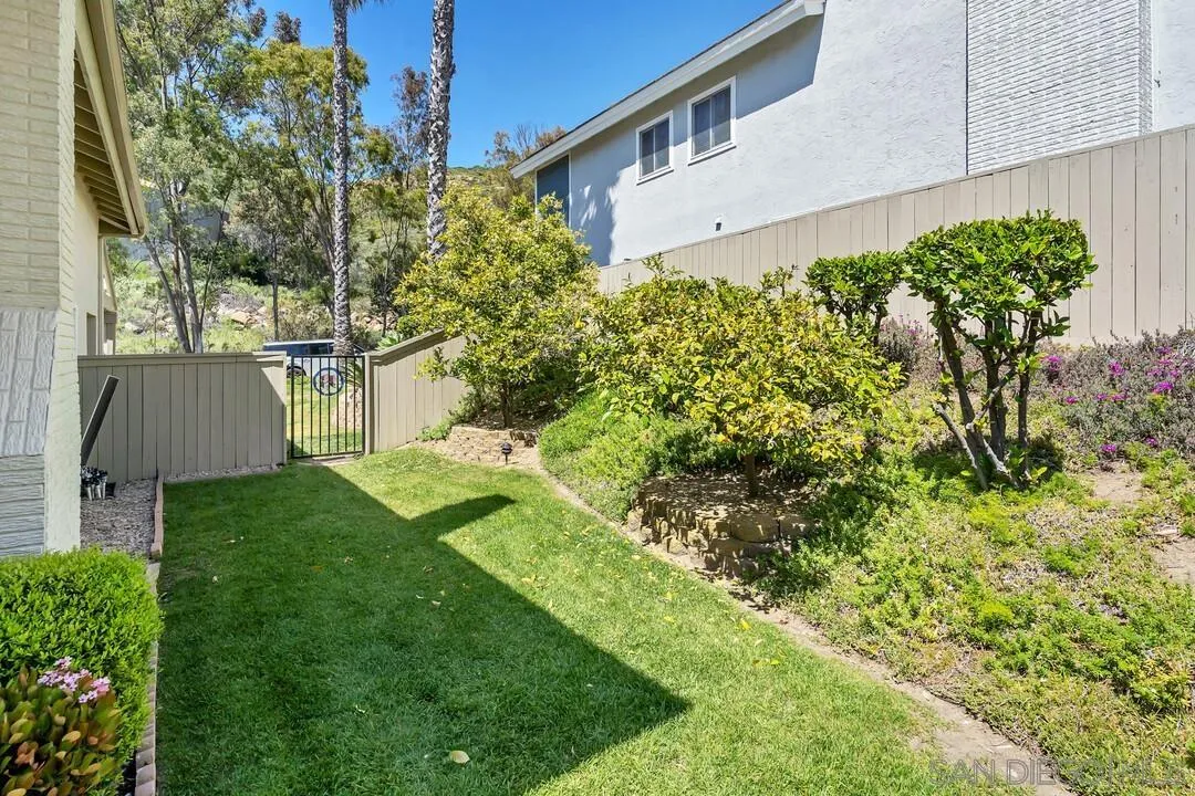 7967 Wing Span Drive San Diego, CA 92119 - Photo 34 of 45 a view of a backyard with plants