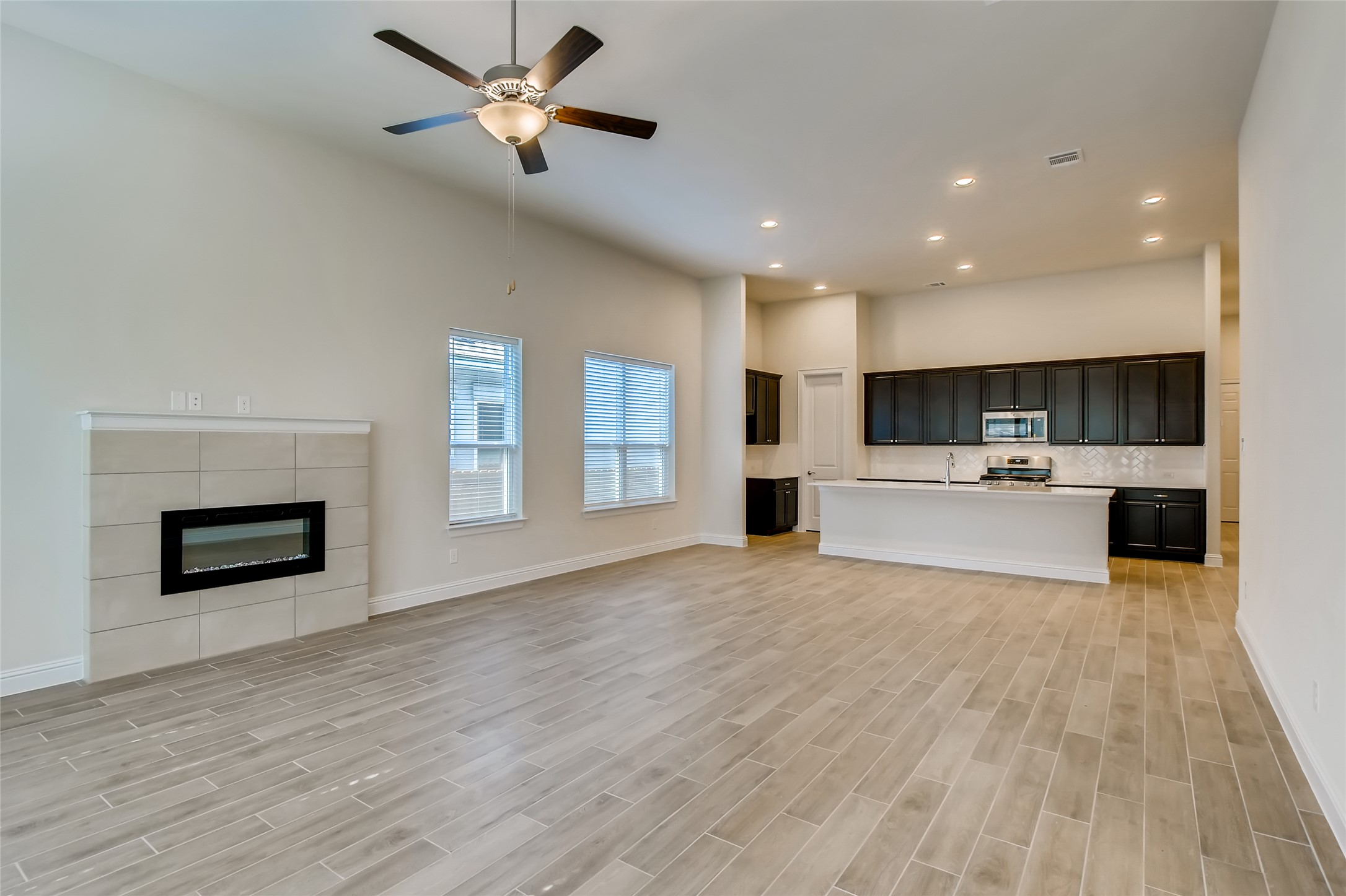 601 C-Bar Ranch Trail, Unit 28 Cedar Park, TX 78613 - Photo 13 of 27 Living Room Features Electric Fireplace