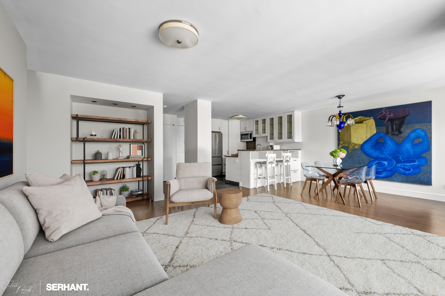 270 West 17th Street, Unit 12BC Manhattan, NY 10011 - Photo 5 of 23 a living room with furniture