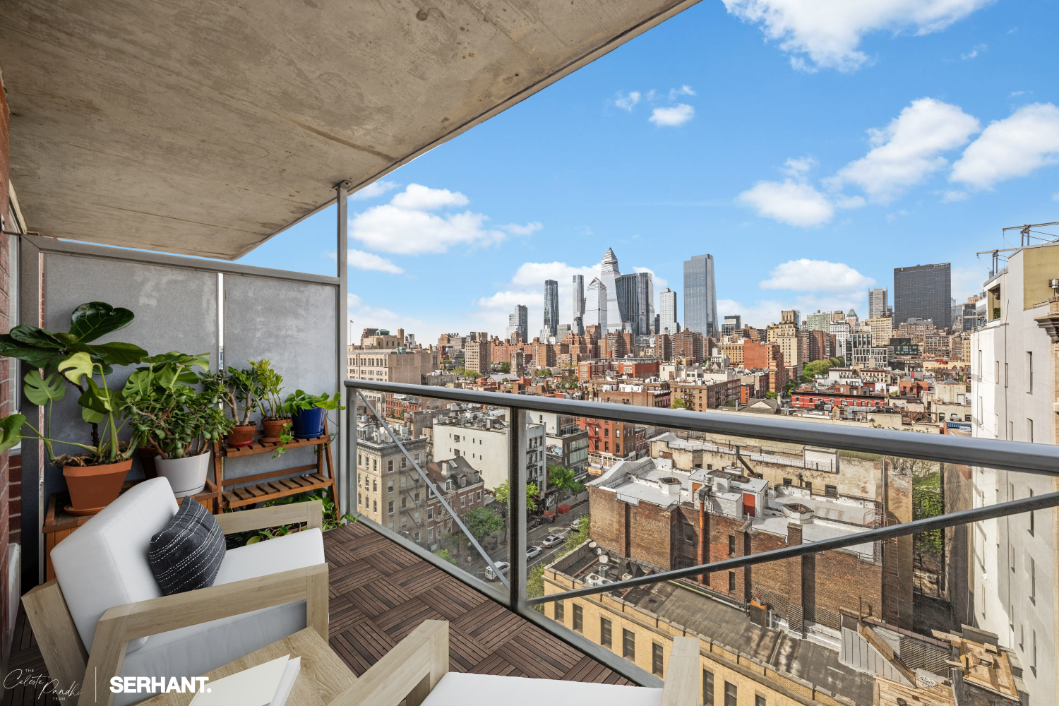 270 West 17th Street, Unit 12BC Manhattan, NY 10011 - Photo 9 of 23 a view of a balcony with furniture