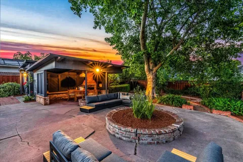 a view of a couches in a patio