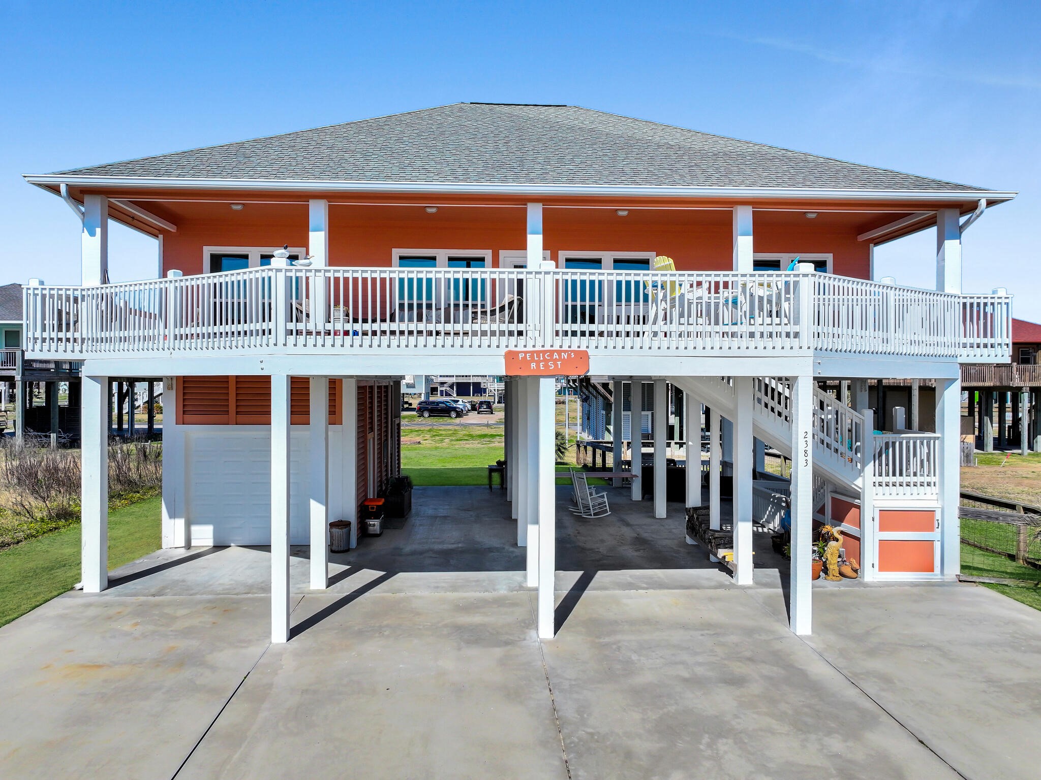 2383 Sandpiper Crystal Beach, TX 77650 - Photo 1 of 48 a view of house with outdoor space