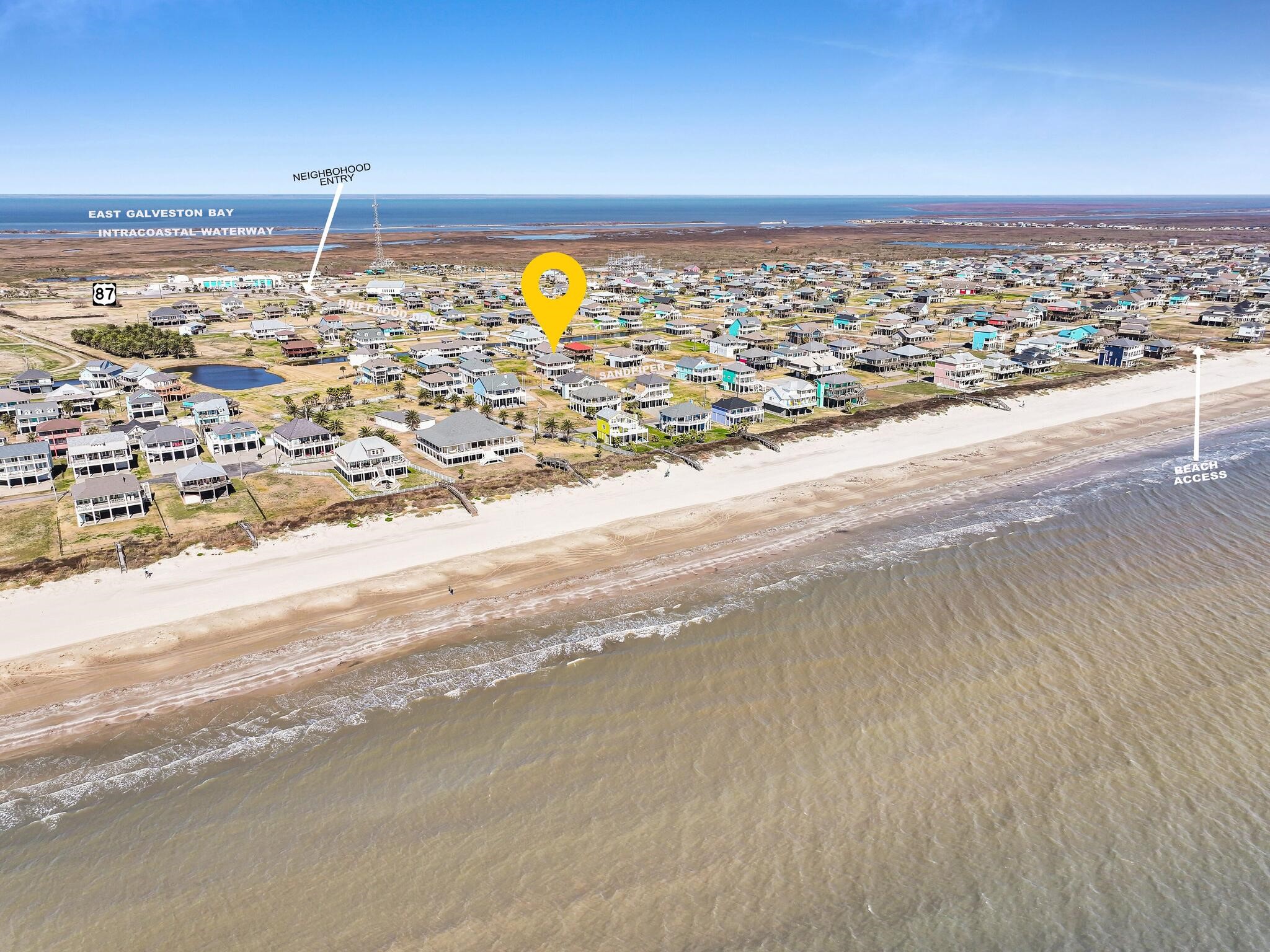 2383 Sandpiper Crystal Beach, TX 77650 - Photo 47 of 48 a view of an ocean