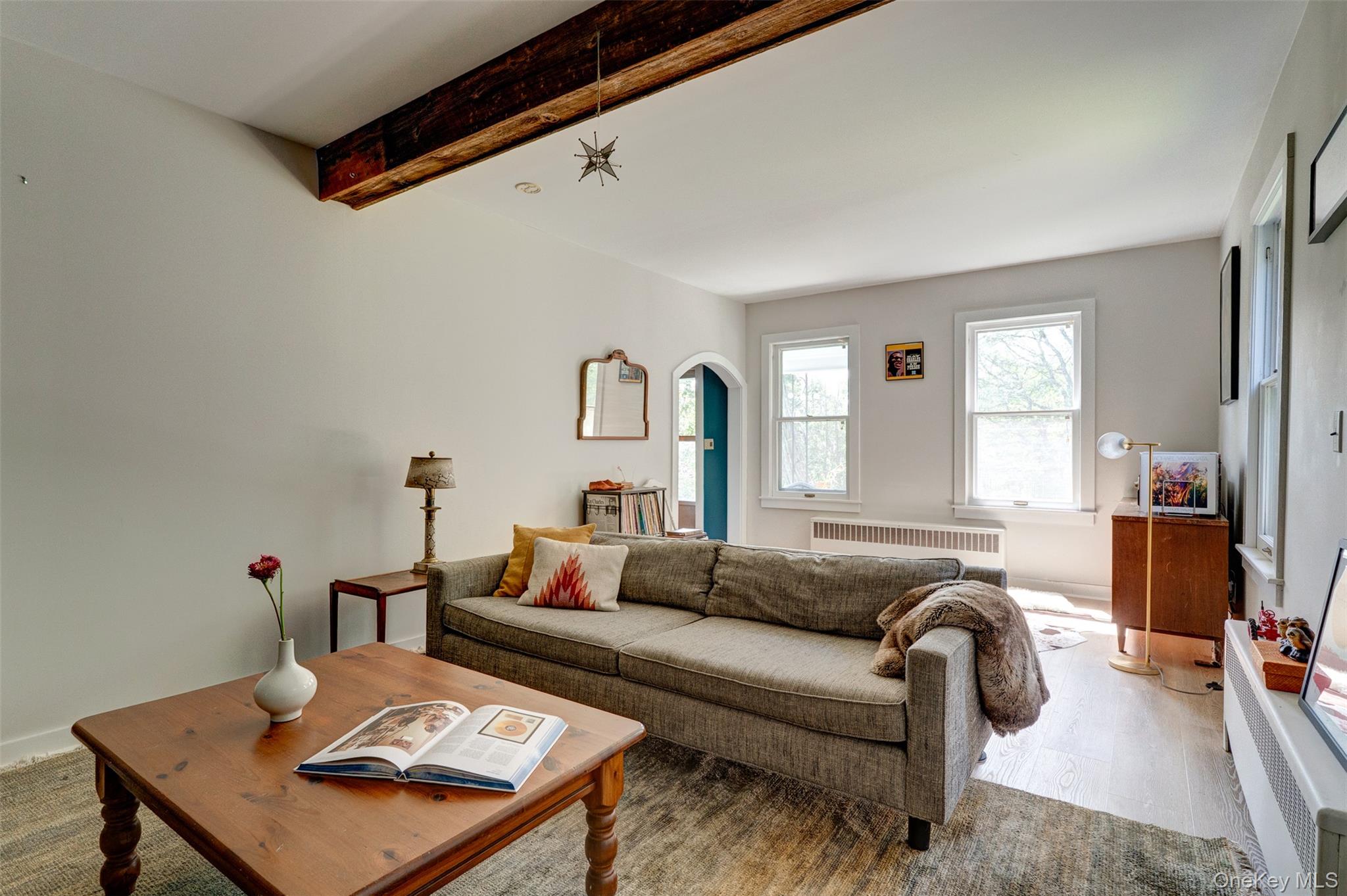 578 Bethlehem Road Callicoon Center, NY 12724 - Photo 13 of 39 a living room with furniture and wooden floor