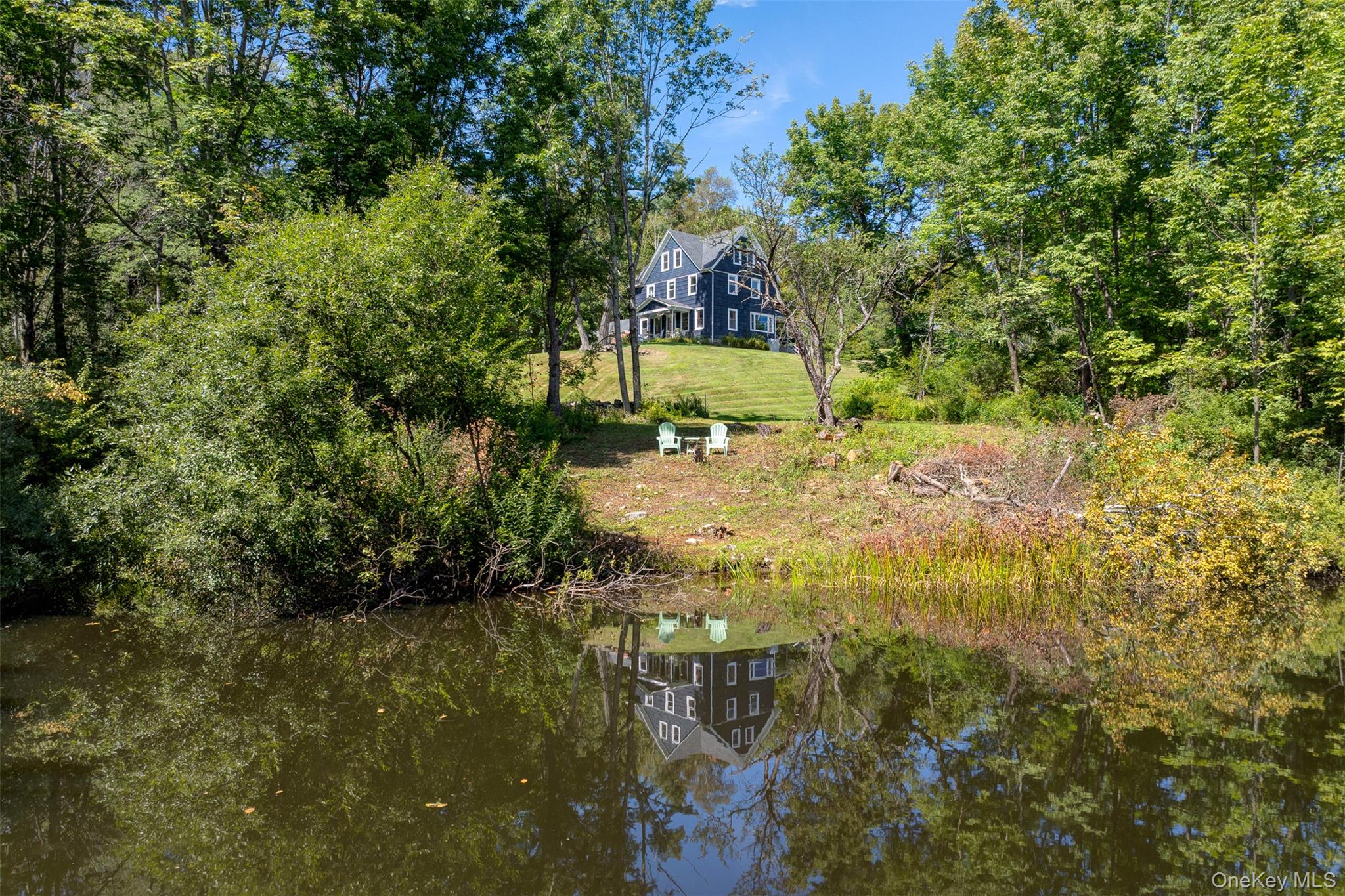 578 Bethlehem Road Callicoon Center, NY 12724 - Photo 34 of 39 a view of a yard with trees