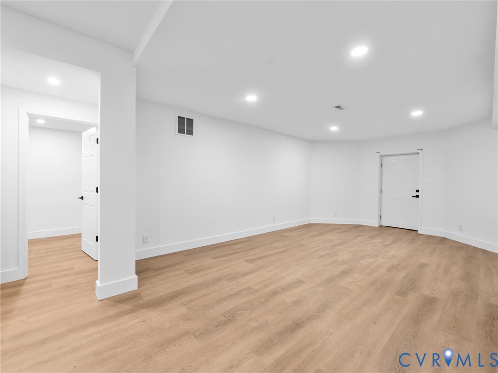 5117 Byrd Mill Road Louisa, VA 23093 - Photo 45 of 50 Basement with recessed lighting and light wood-sty