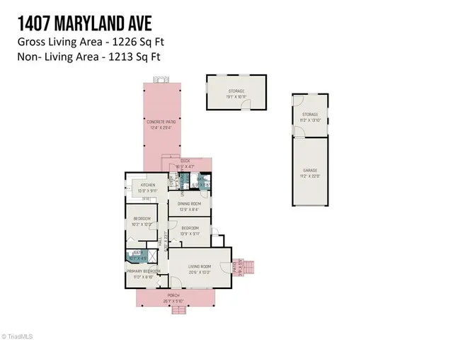 $120,000 | 1407 Maryland Avenue, Eden, NC 27288
