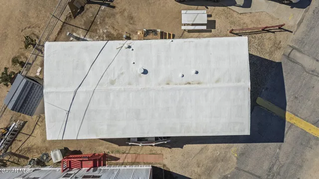 a view of a house with a small space