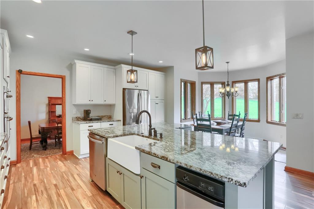 110 Larkspur Circle Butler, PA 16002 - Photo 16 of 50 The stylish two toned cabinetry will impress any buyer, along with the well equipped space for meal prep and clean up.