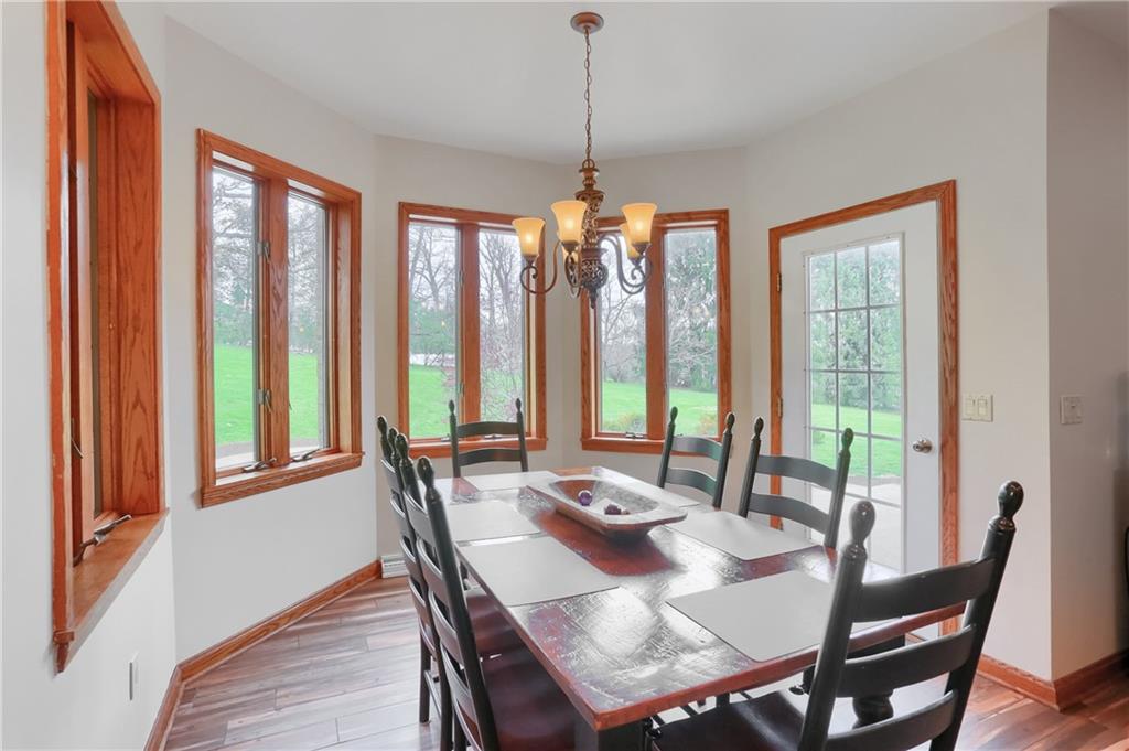 110 Larkspur Circle Butler, PA 16002 - Photo 17 of 50 Gather with family and friends here while taking in the beautiful wooded views behind the home.