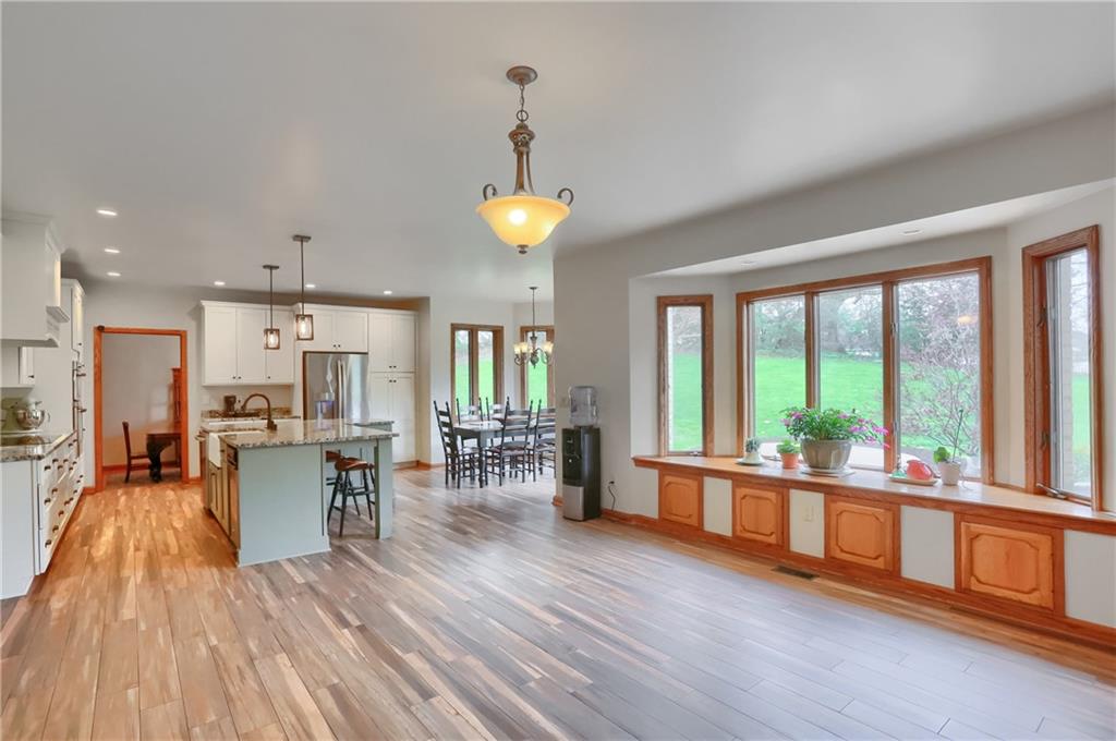 110 Larkspur Circle Butler, PA 16002 - Photo 19 of 50 A large flex area adjacent to the kitchen provides space for a sitting area, an expansive table for hosting holidays, or anything you need the space for.