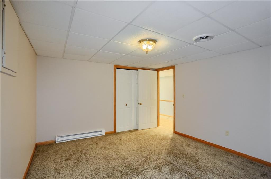 110 Larkspur Circle Butler, PA 16002 - Photo 40 of 50 Guest bedroom with a wall closet. Perfect complement to the this space, providing the opportunity to create an in law suite on this level.
