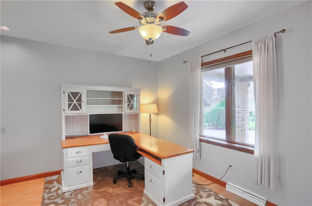 110 Larkspur Circle Butler, PA 16002 - Photo 8 of 50 To the right, tucked at the front of the home is the home office with a view of the front yard and porch.