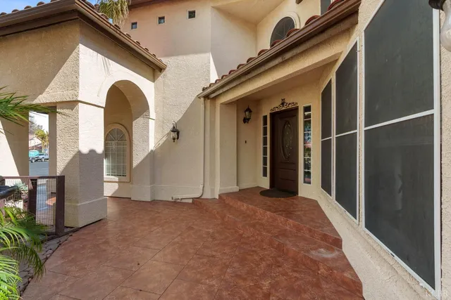 a view of a house with a outdoor space