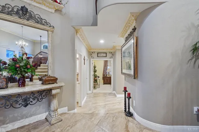 a workspace with furniture and window