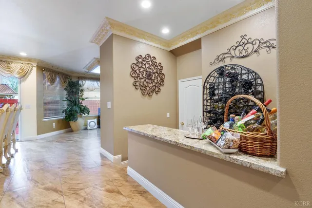 a view of a entryway door of the living room
