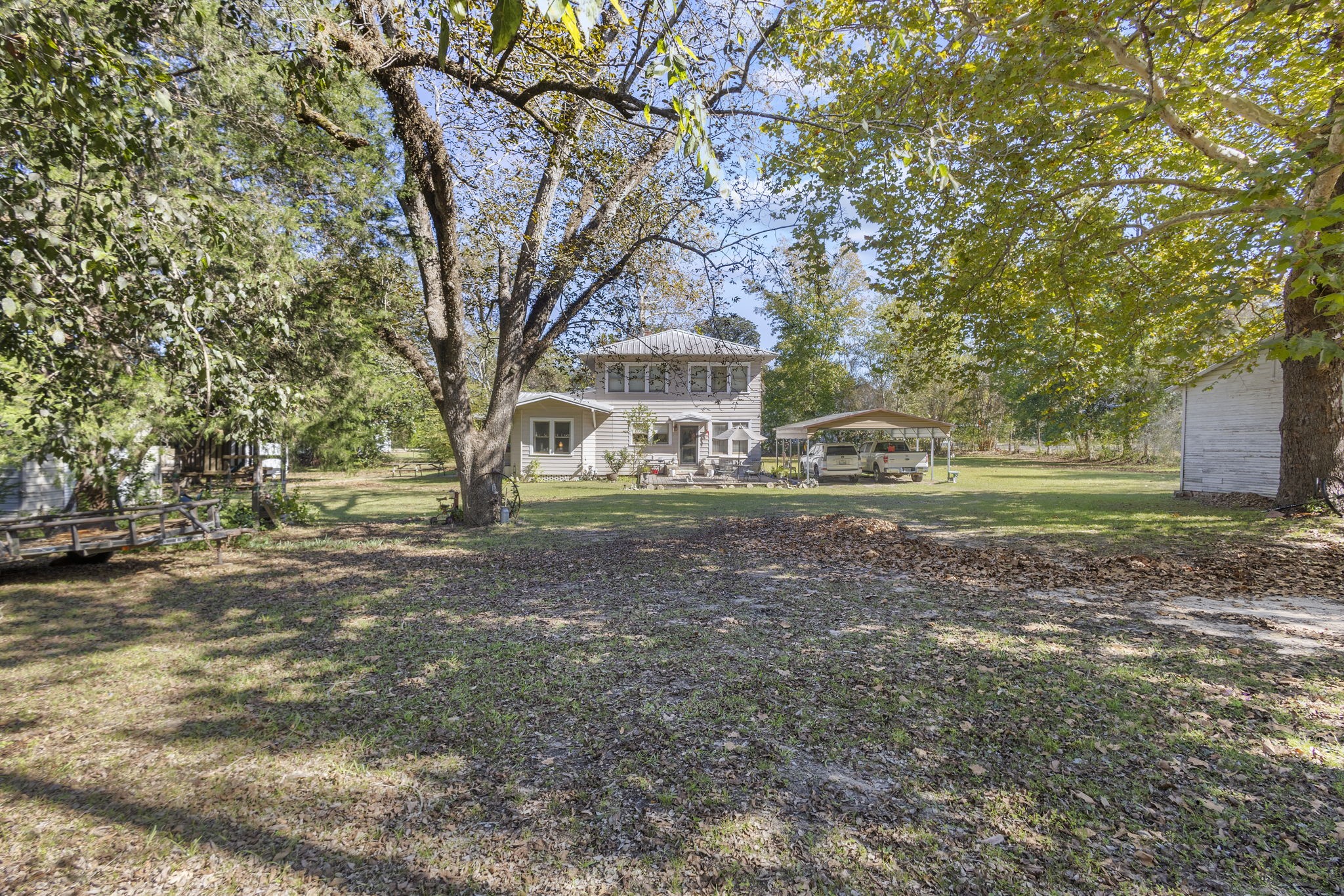 105 Mann Street Colmesneil, TX 75938 - Photo 36 of 40 a view of a yard with plants and trees