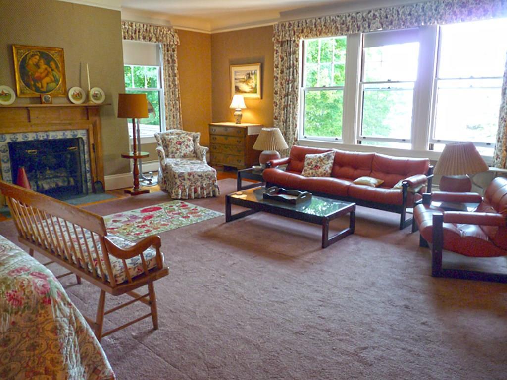 46 South Shore Road Northeast Harbor, ME 04662 - Photo 17 of 32 Master with sitting area looking out...