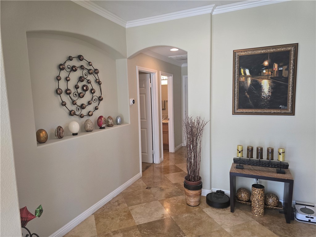 41740 Firenze Street Lancaster, CA 93536 - Photo 17 of 53 a view of a hallway with workspace and a window