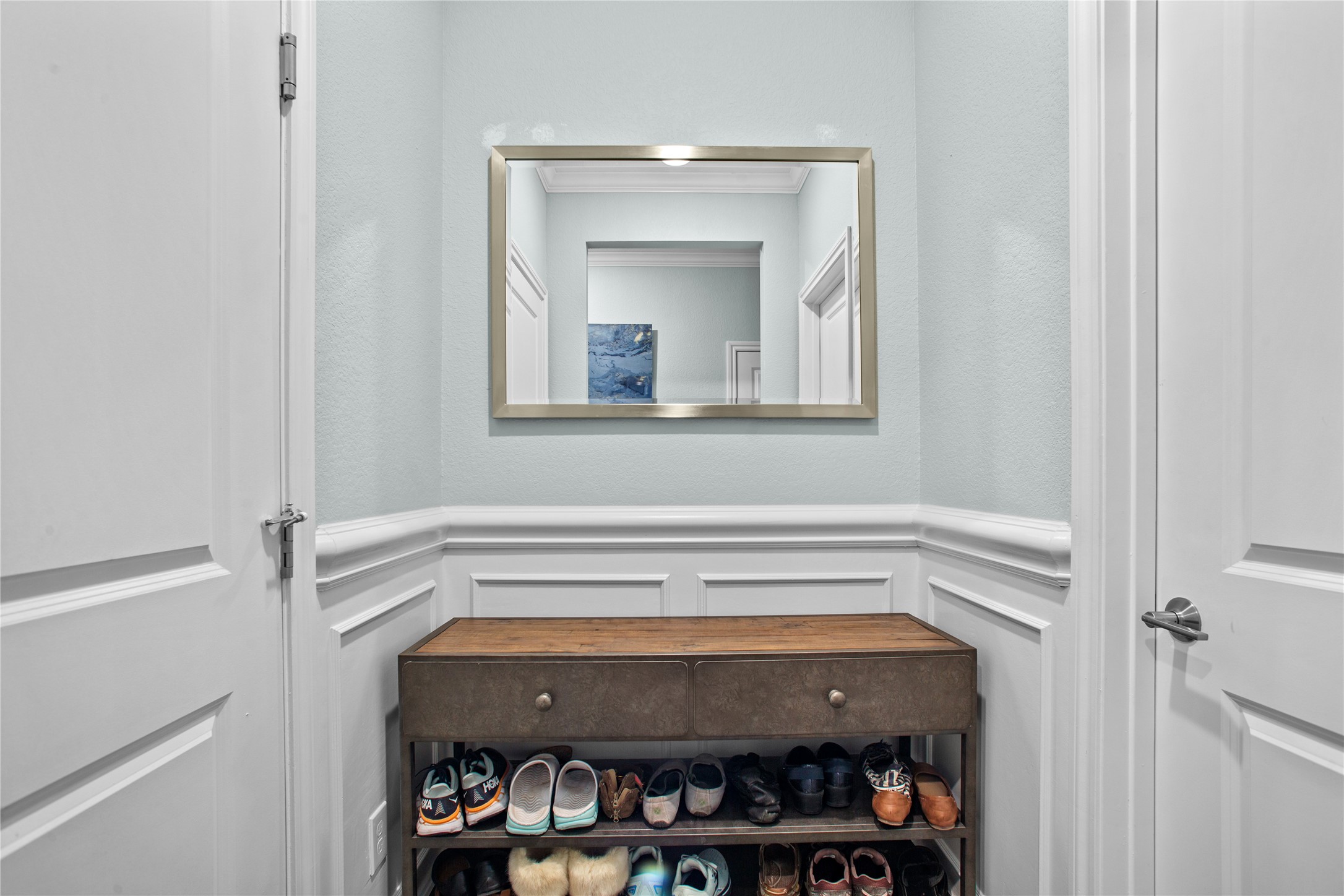 109 Adeline Road Hutto, TX 78634 - Photo 34 of 40 Detailed view of a decorative wall and a wainscoted wall