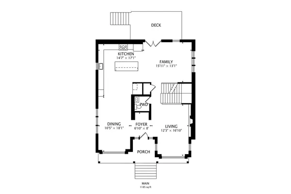 a picture of a very nice looking hallway