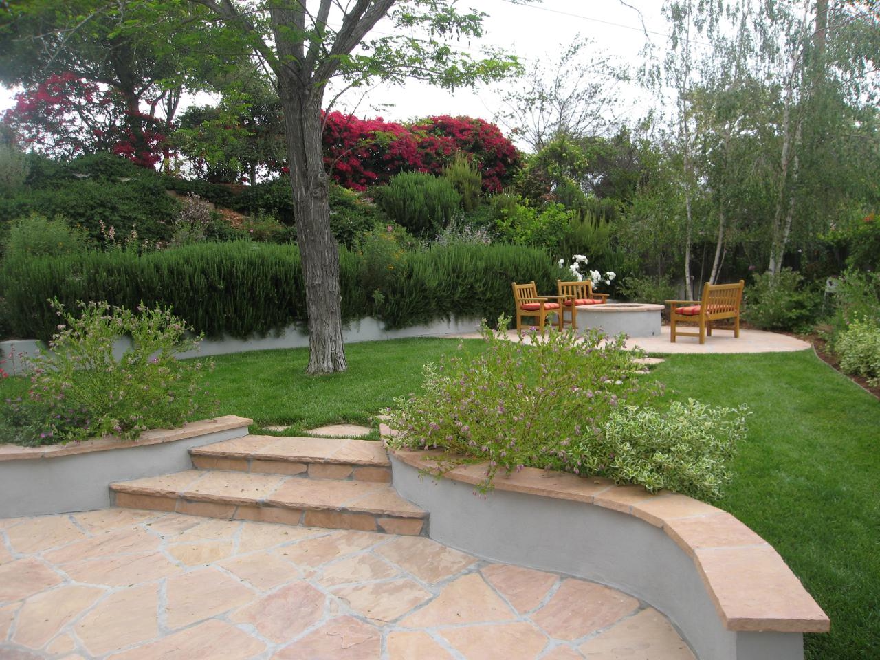 5750 Stow Canyon Road Santa Barbara, CA 93117 - Photo 5 of 34 Back Patio to firepit